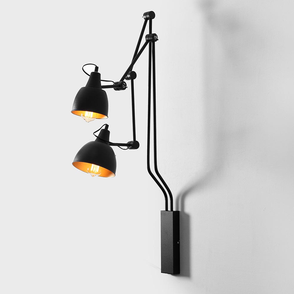 Customform Lampada da parete Coben Wall 2 Nero