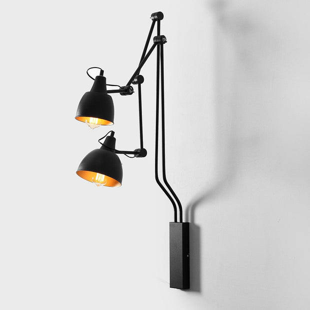 Customform Lampada da parete Coben Wall 2 Nero