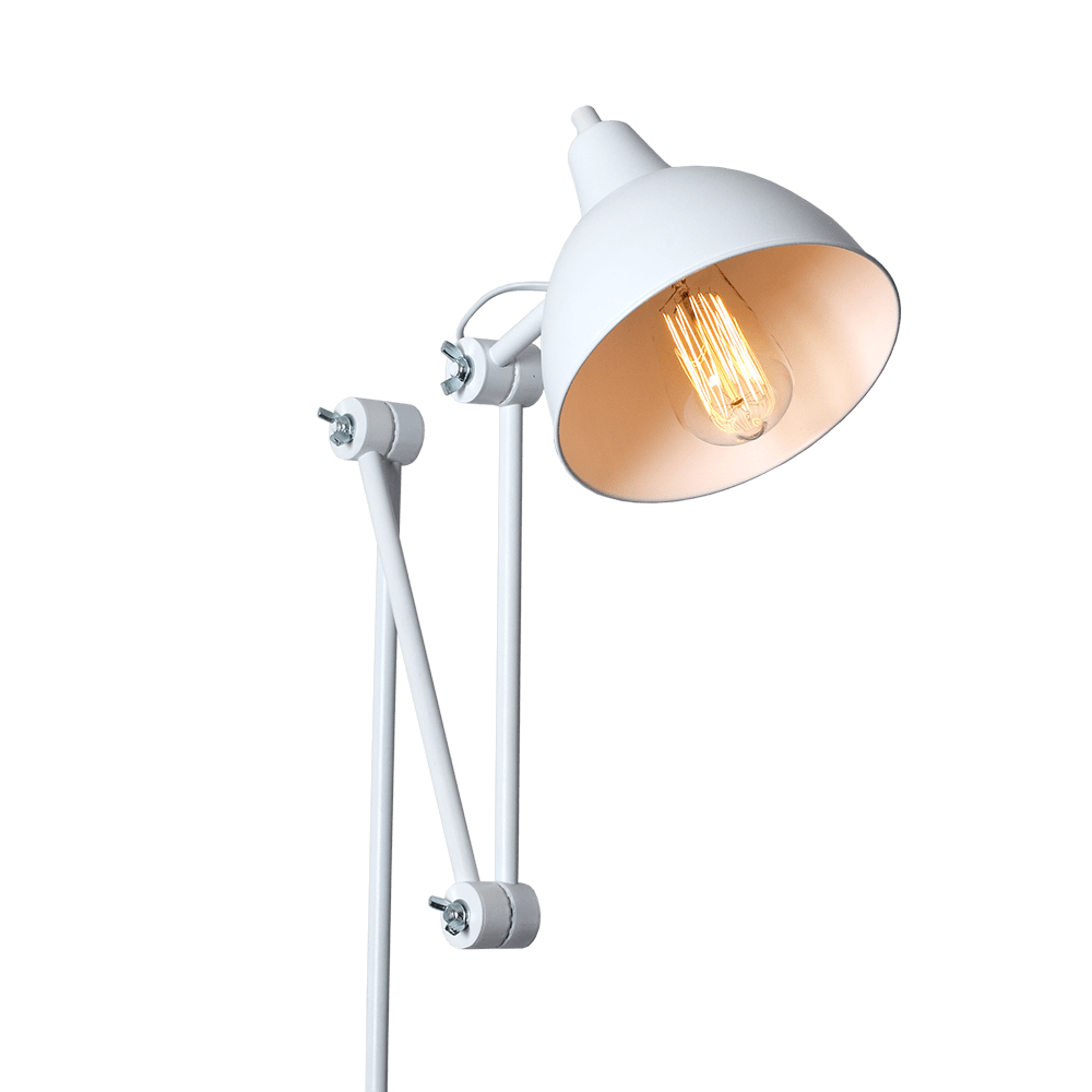 Customform Lampada da parete Coben Wall Bianco