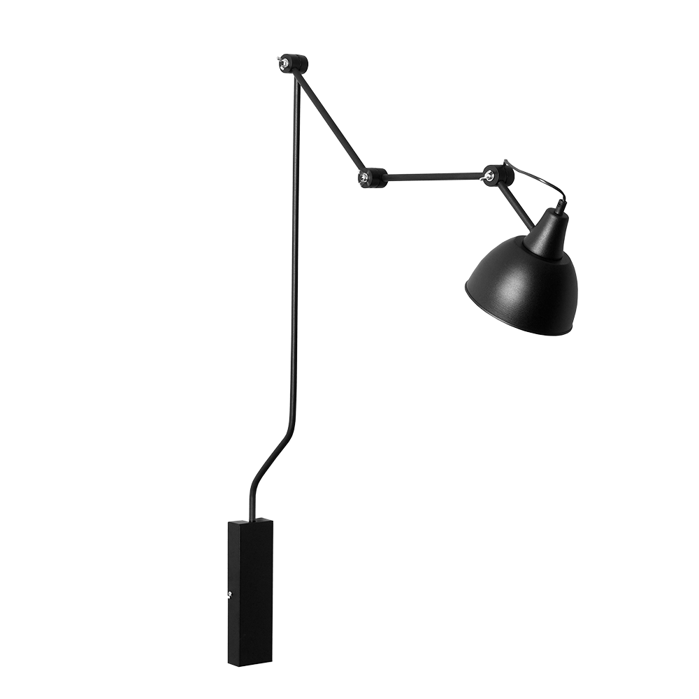 Customform Lampada da parete Coben Wall Nero