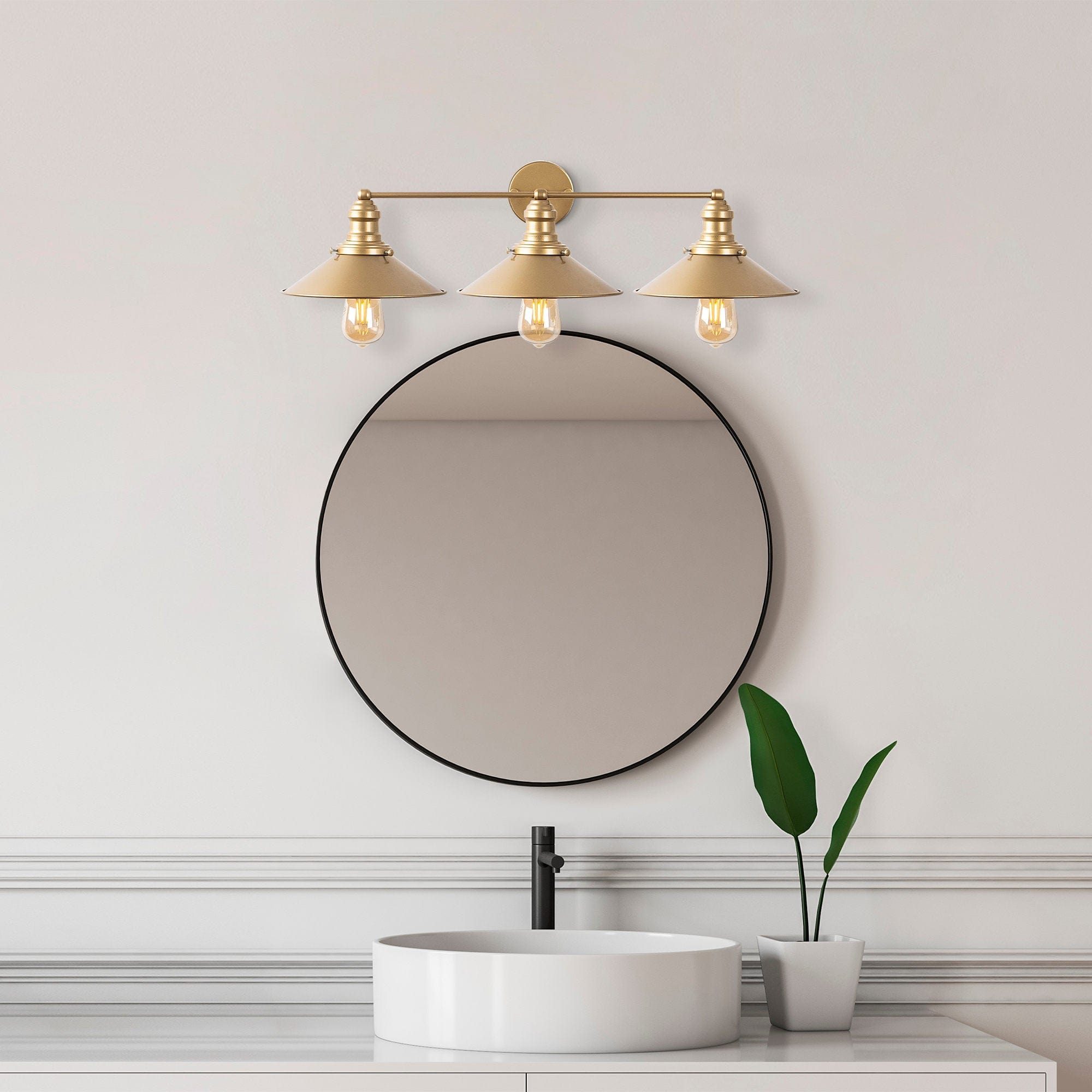 Asir Lampada da parete Conical 12186 Oro