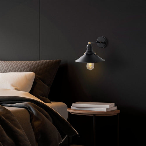 Asir Lampada da parete Conical 12195 Nero