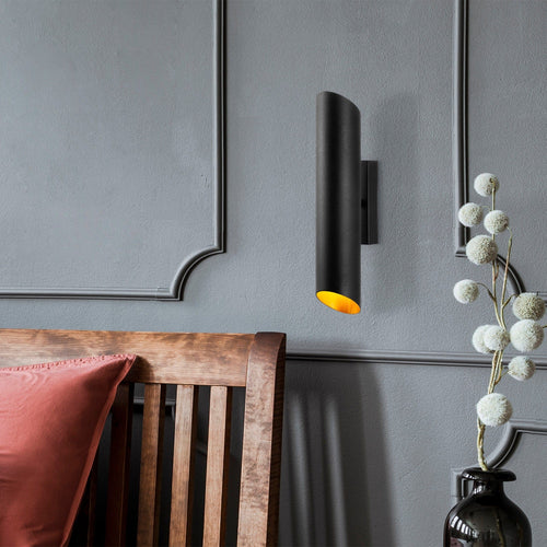 Asir Lampada da parete Cut 11820 Nero