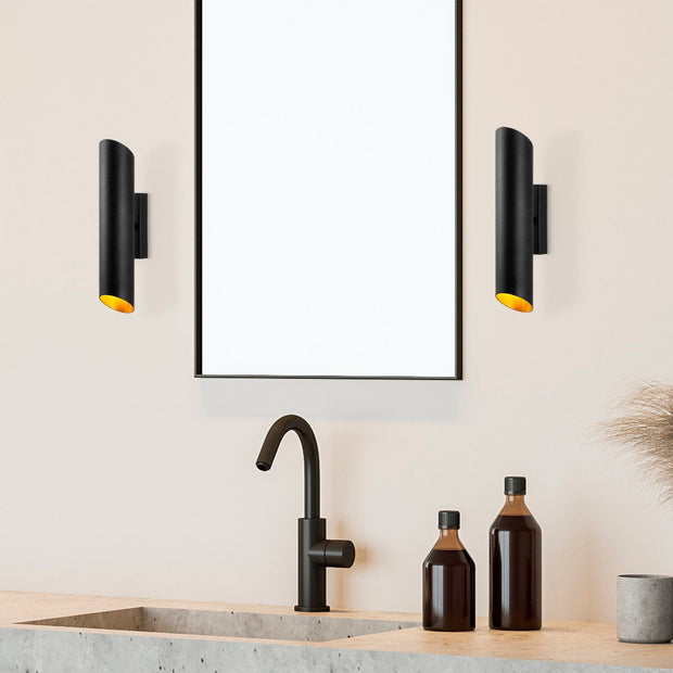 Asir Lampada da parete Cut 11820 Nero