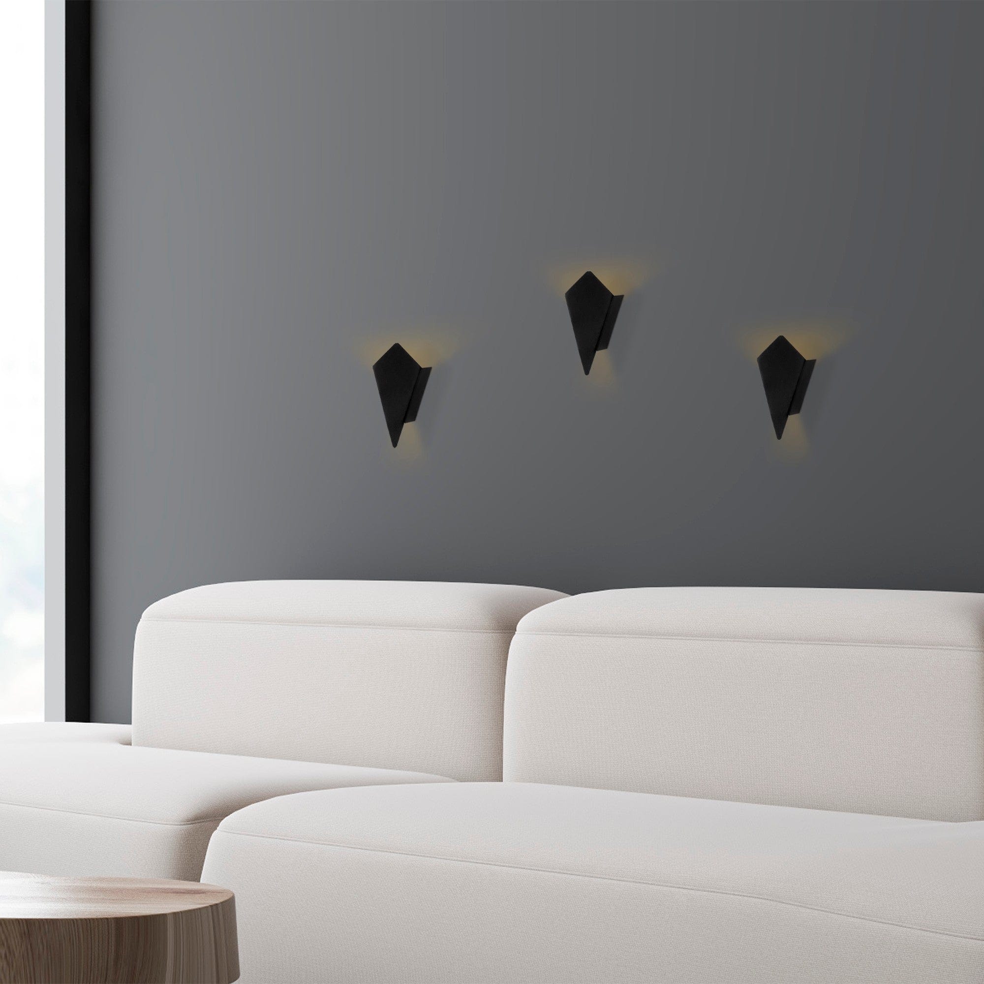 Asir Lampada da parete Cut 11835 Nero