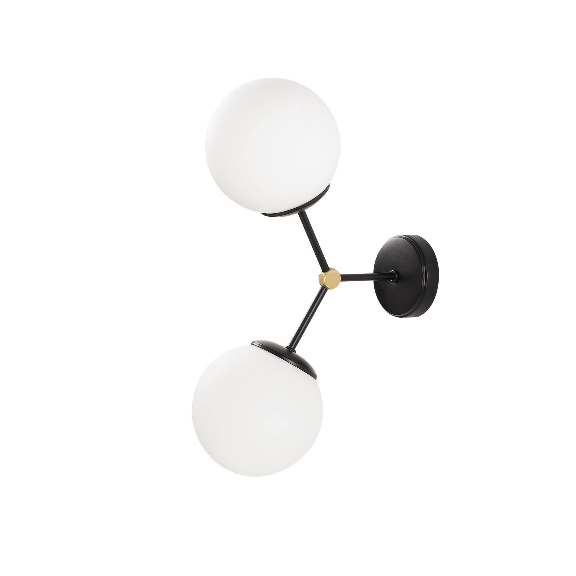 Asir Lampada da parete Damar 6342 Bianco e Nero