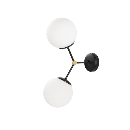 Asir Lampada da parete Damar 6342 Bianco e Nero