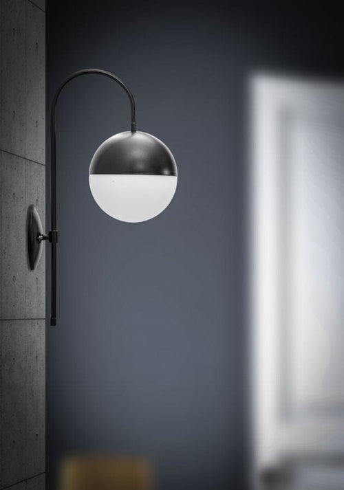 Mauro Ferretti Lampada da parete Darky Street Bianco e Nero