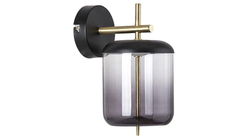 RabaLux Lampada da parete Delice Down 5025 Nero