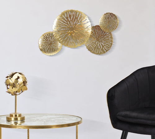 Mauro Ferretti Lampada da parete Dishi Plus Oro