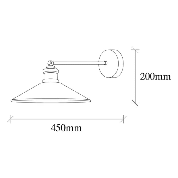 Asir Lampada da parete Dodo 3101 Ottone