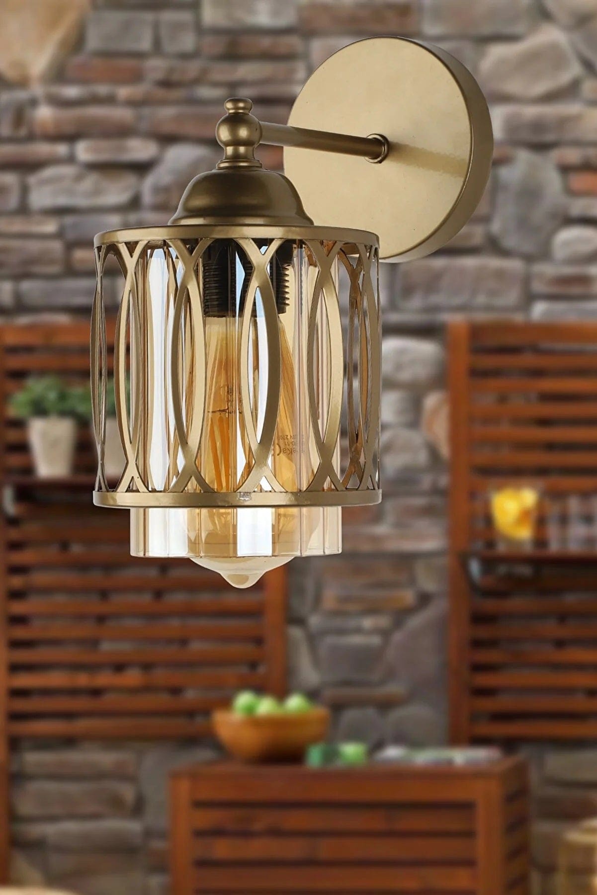 Oyo Lampada da parete Doha Ottone