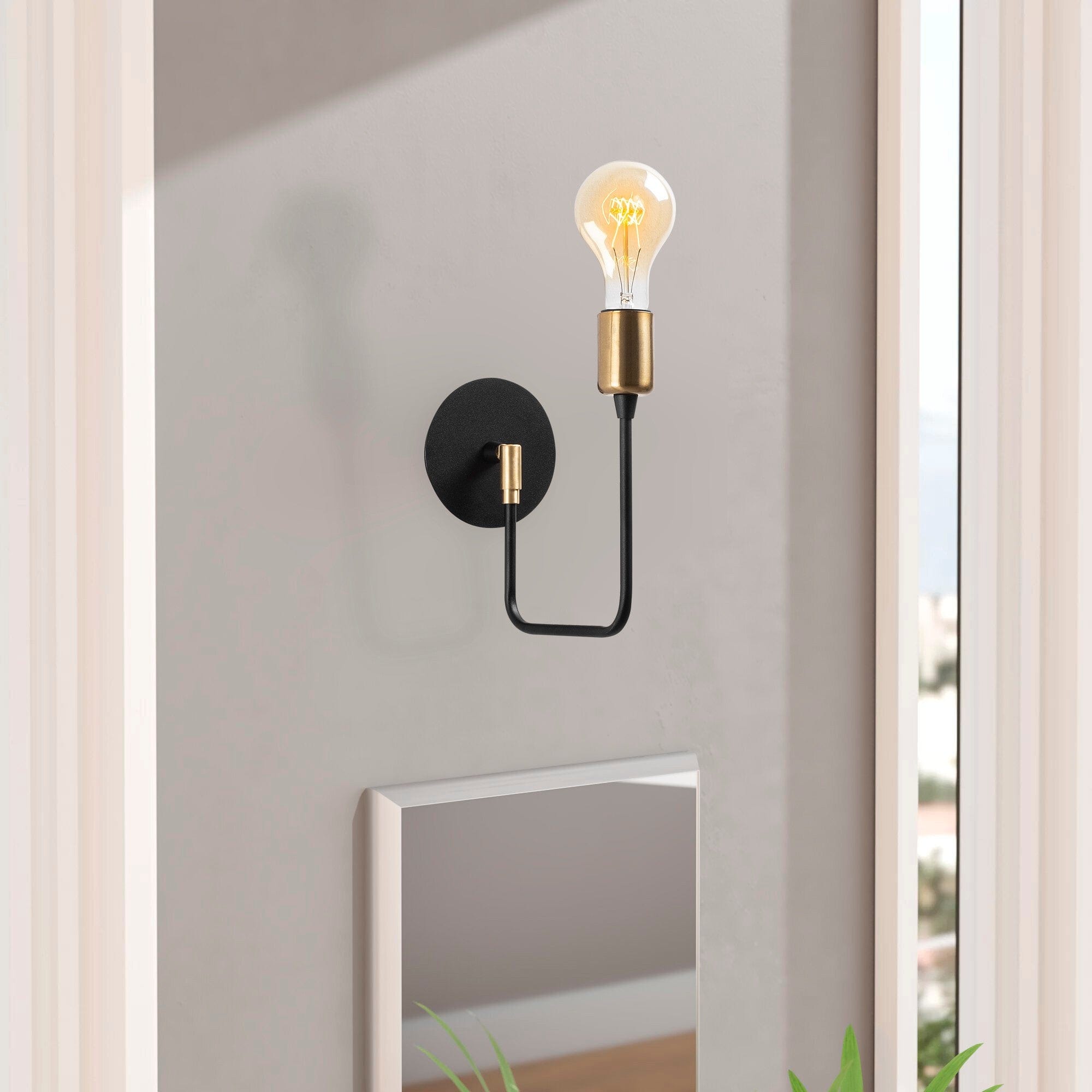 Asir Lampada da parete Dolma 3071 Nero