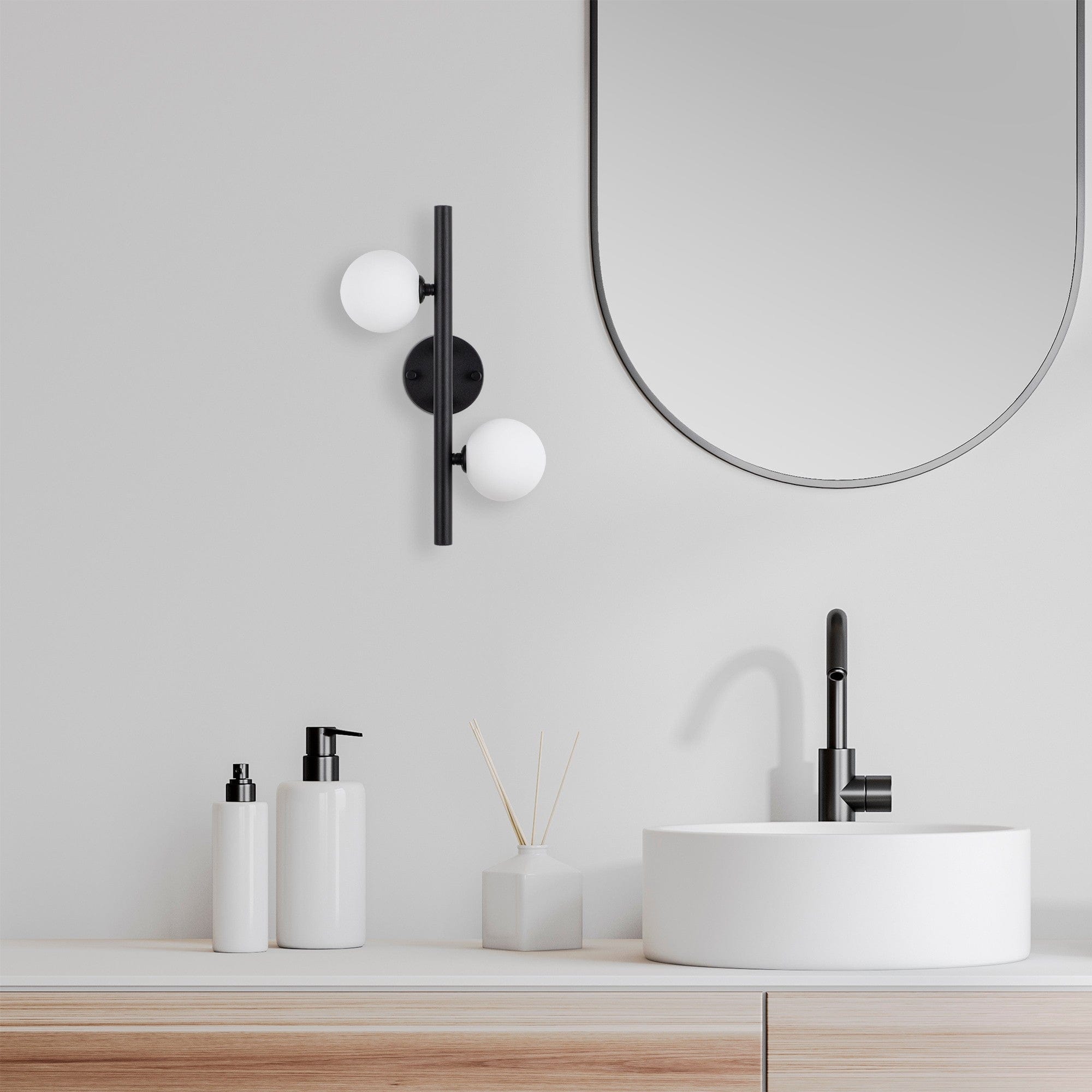 Asir Lampada da parete Domino 11038 Bianco