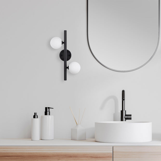 Asir Lampada da parete Domino 11038 Bianco