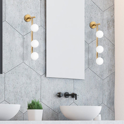 Asir Lampada da parete Domino 11045 Oro