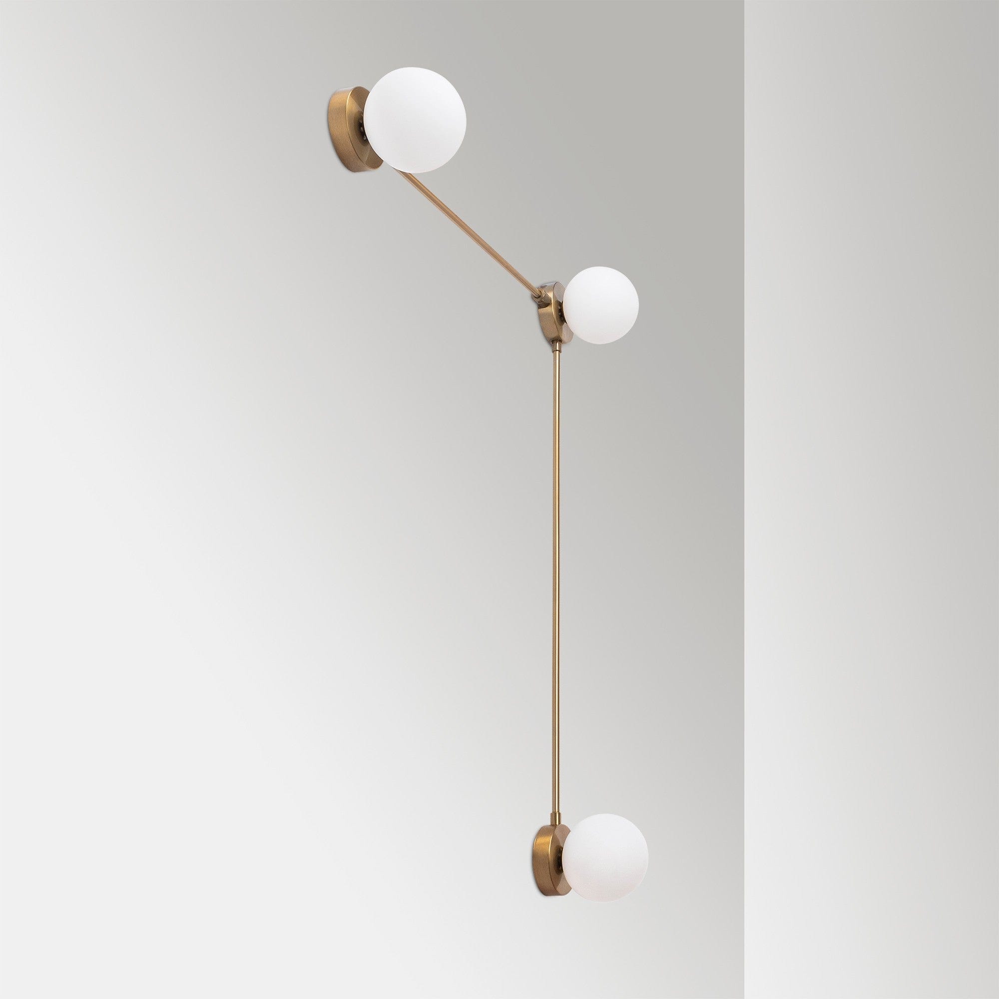 Asir Lampada da parete Domino 11049 Ottone