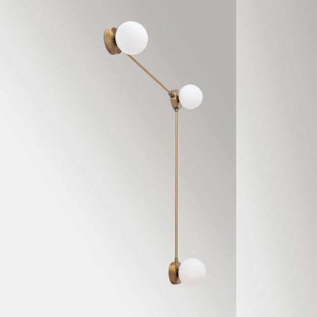 Asir Lampada da parete Domino 11049 Ottone