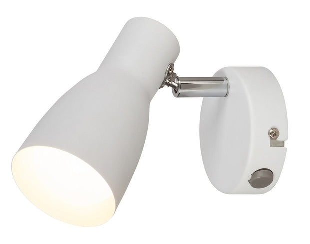 RabaLux Lampada da parete Ebony 6025 Bianco