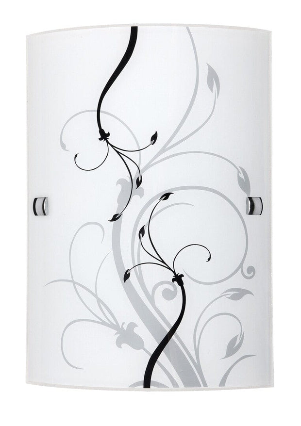 RabaLux Lampada da parete Elina 3691 Bianco e Nero