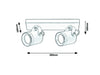 RabaLux Lampada da parete Elva Horizontally 7930 Antracite