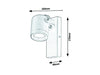 RabaLux Lampada da parete Elva Vertical 7929 Antracite