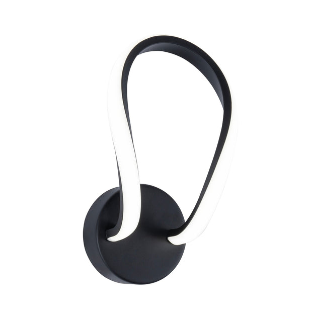 Zuma Line Lampada da parete Erda Nero