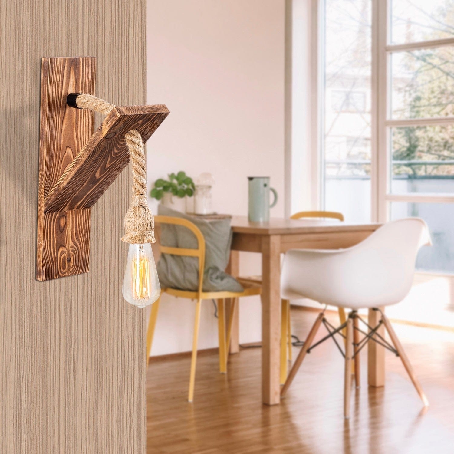 Asir Lampada da parete Erebos 115-A Naturale