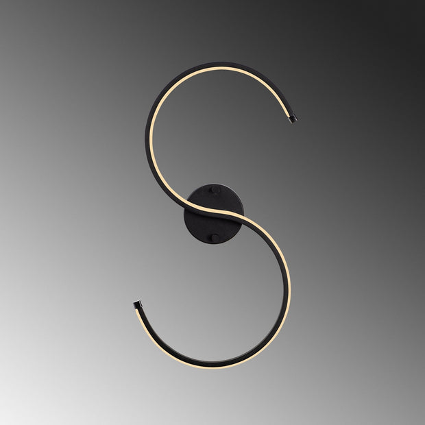 Lampada da parete Es 13579 Nero (3)