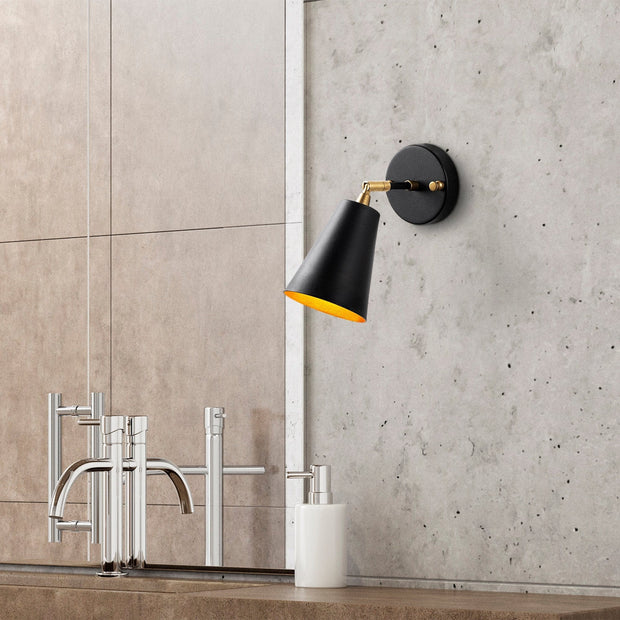 Asir Lampada da parete Evander 13191 Nero