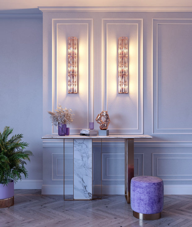 Maytoni Lampada da parete Facet Oro