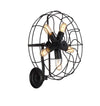 Azzarddo Lampada da parete Fan AZ1349 Nero