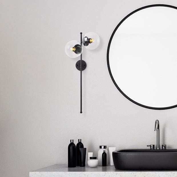 Asir Lampada da parete Fazli 10415 Nero