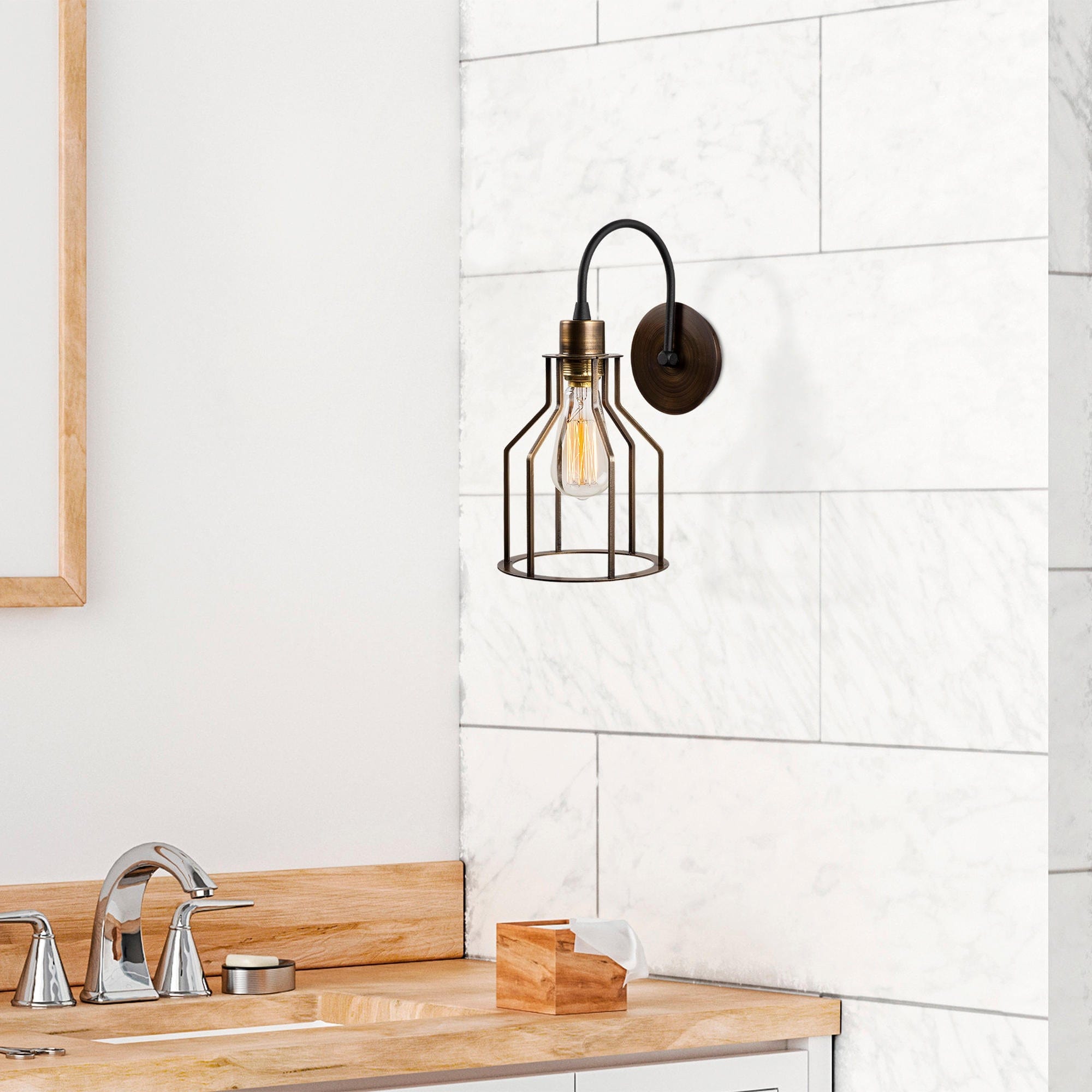 Asir Lampada da parete Fellini MR-813 Nero