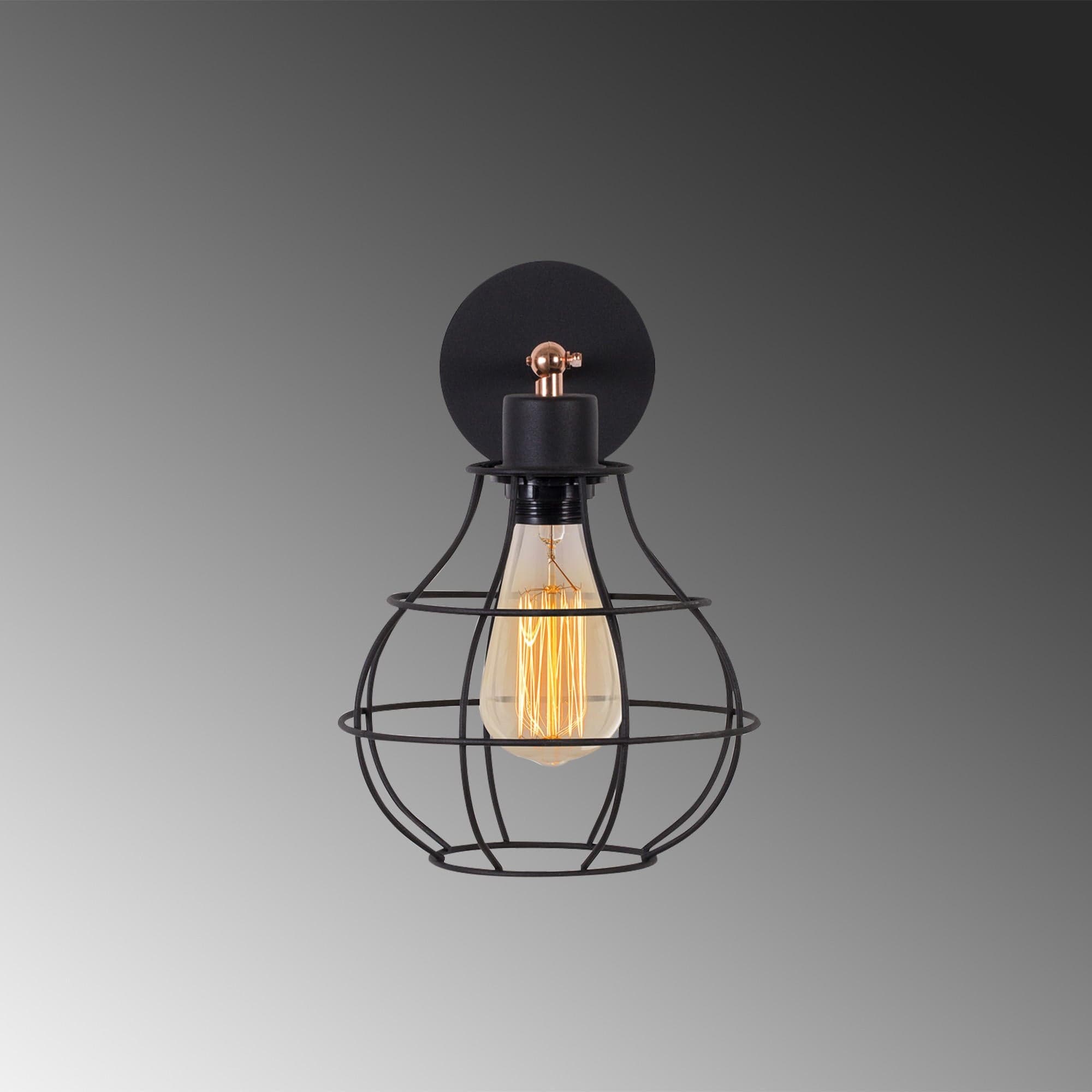 Asir Lampada da parete Fellini MR-873 Nero