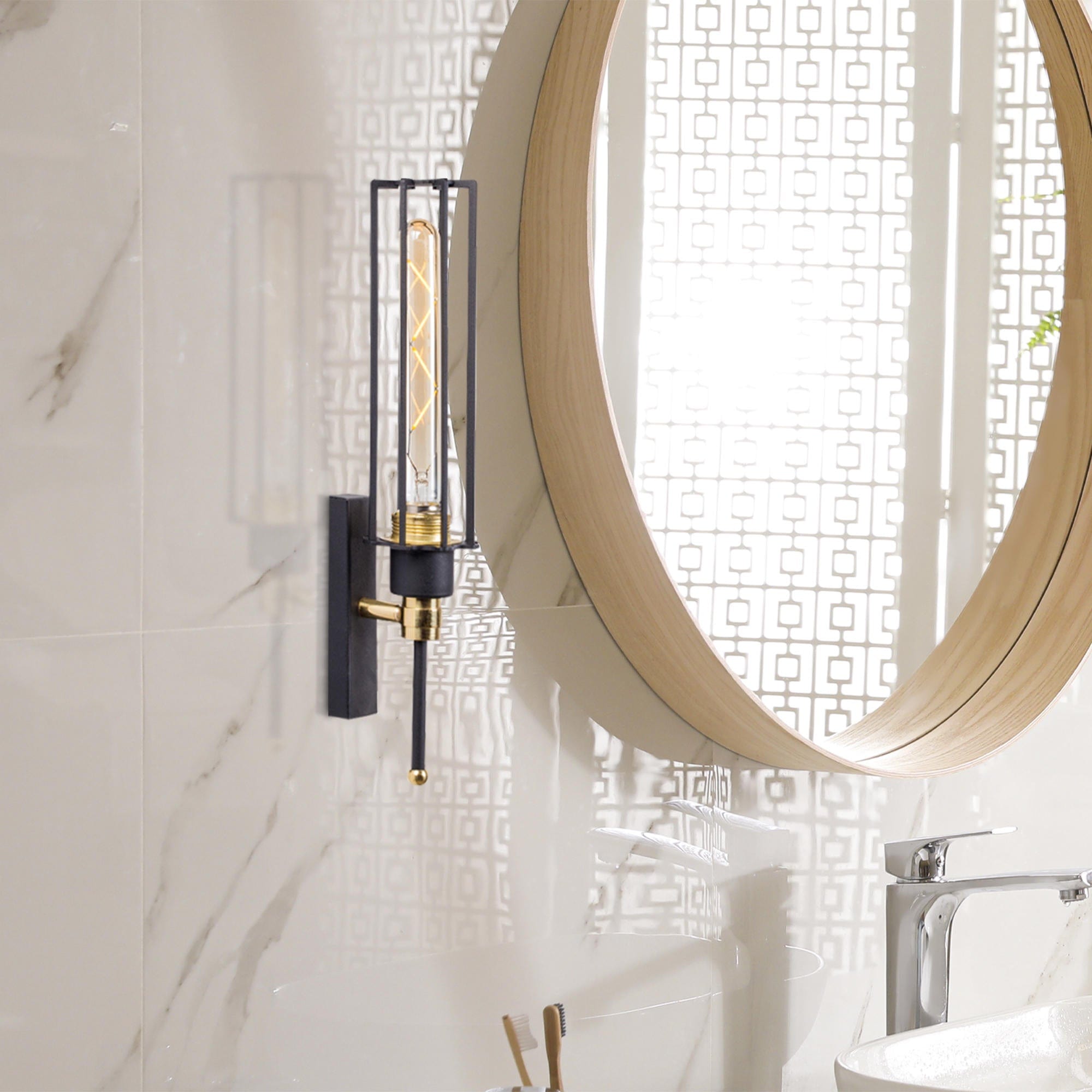 Asir Lampada da parete Fellini MR-876 Nero