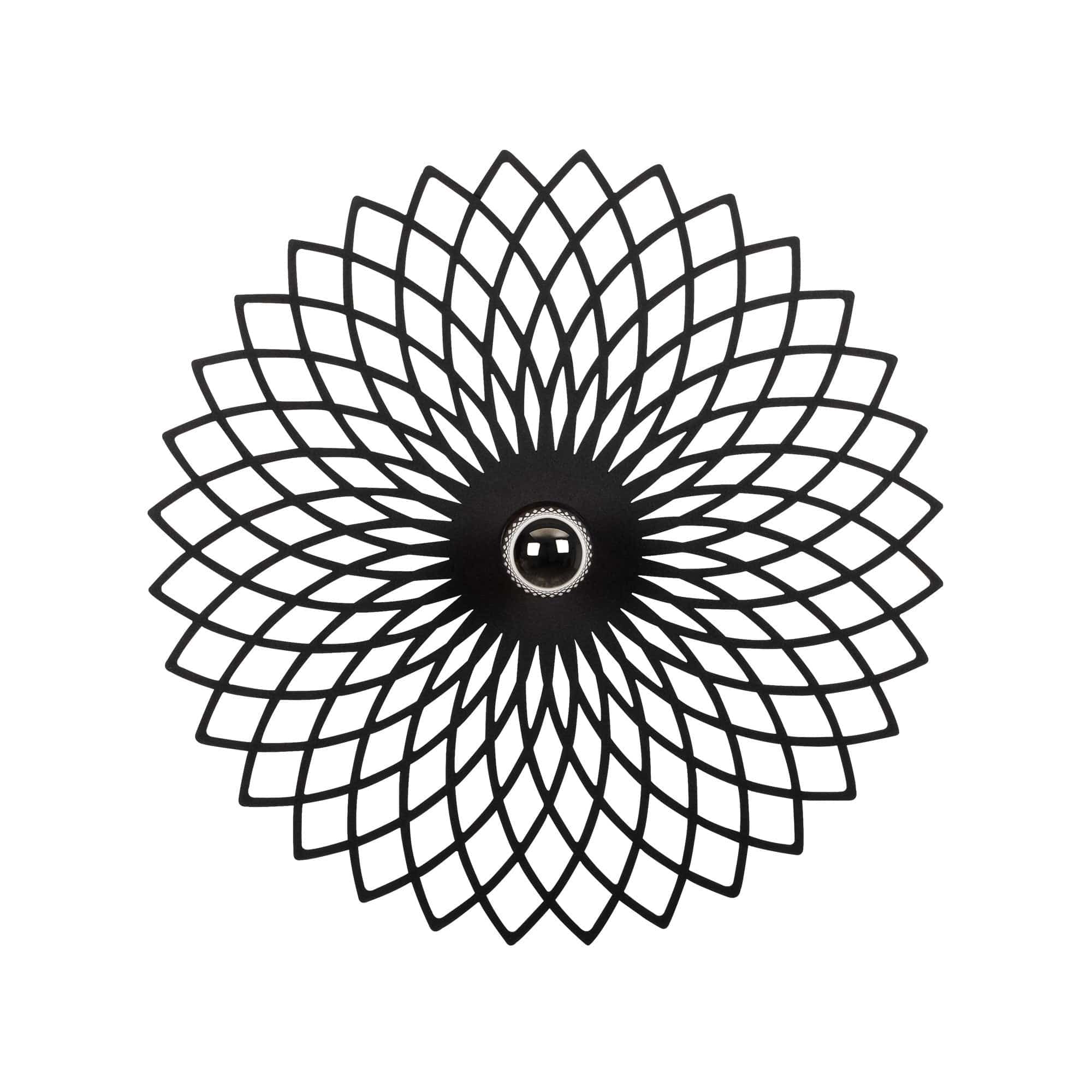 Asir Lampada da parete Fellini MR-987 Nero