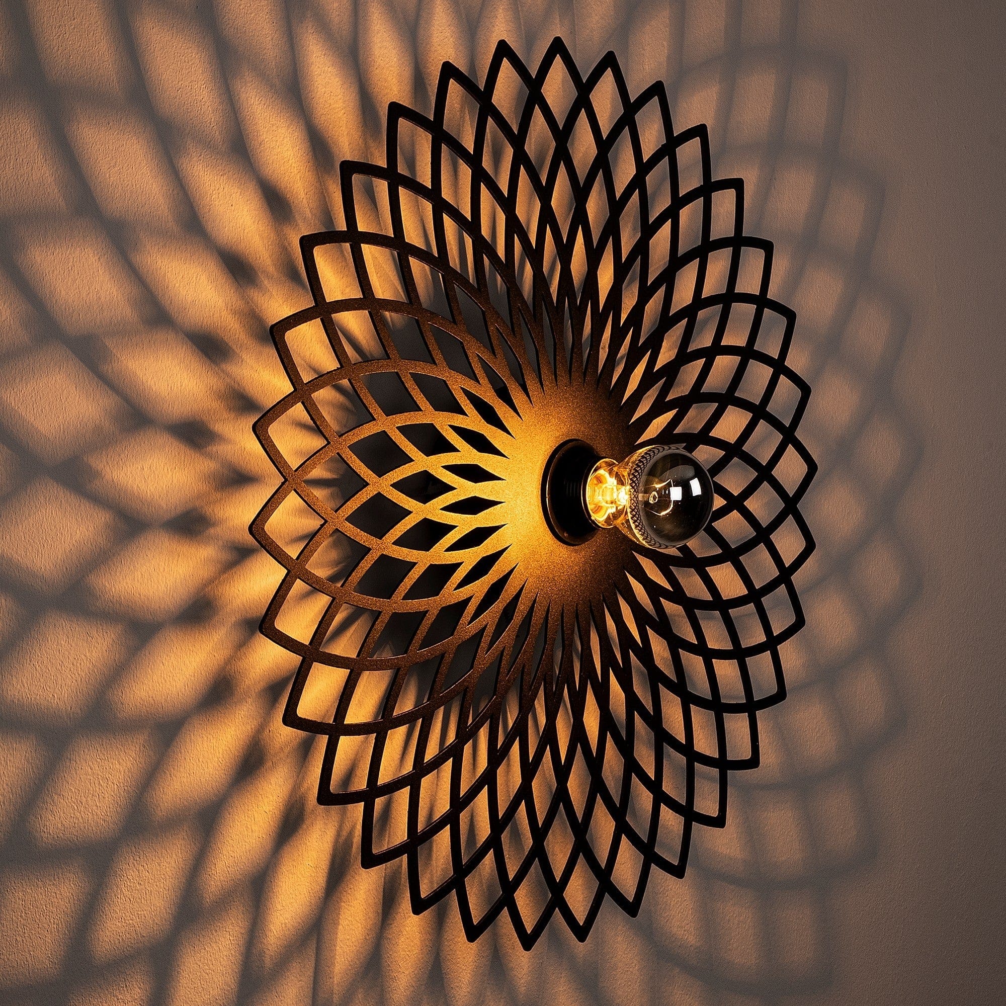 Asir Lampada da parete Fellini MR-987 Nero