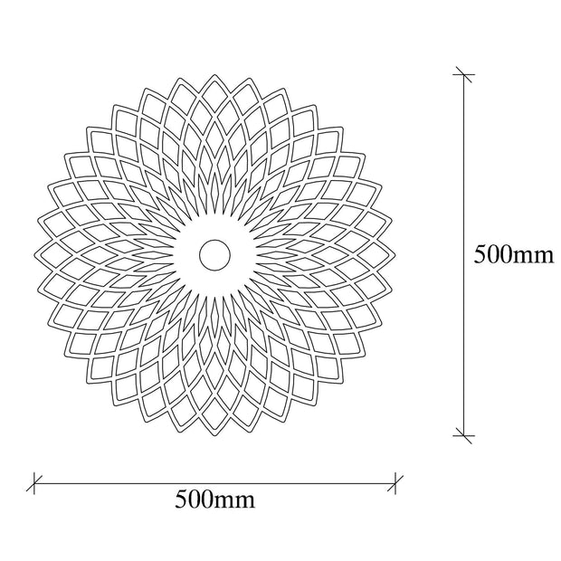 Asir Lampada da parete Fellini MR-987 Nero