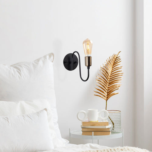 Asir Lampada da parete Firat 11520 Nero