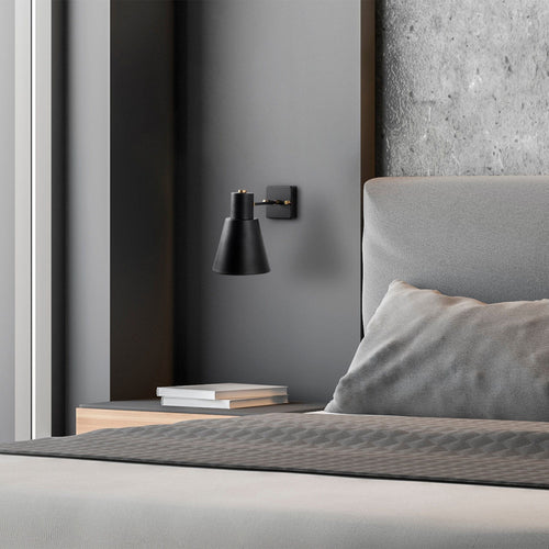 Asir Lampada da parete Funnel 13090 Nero