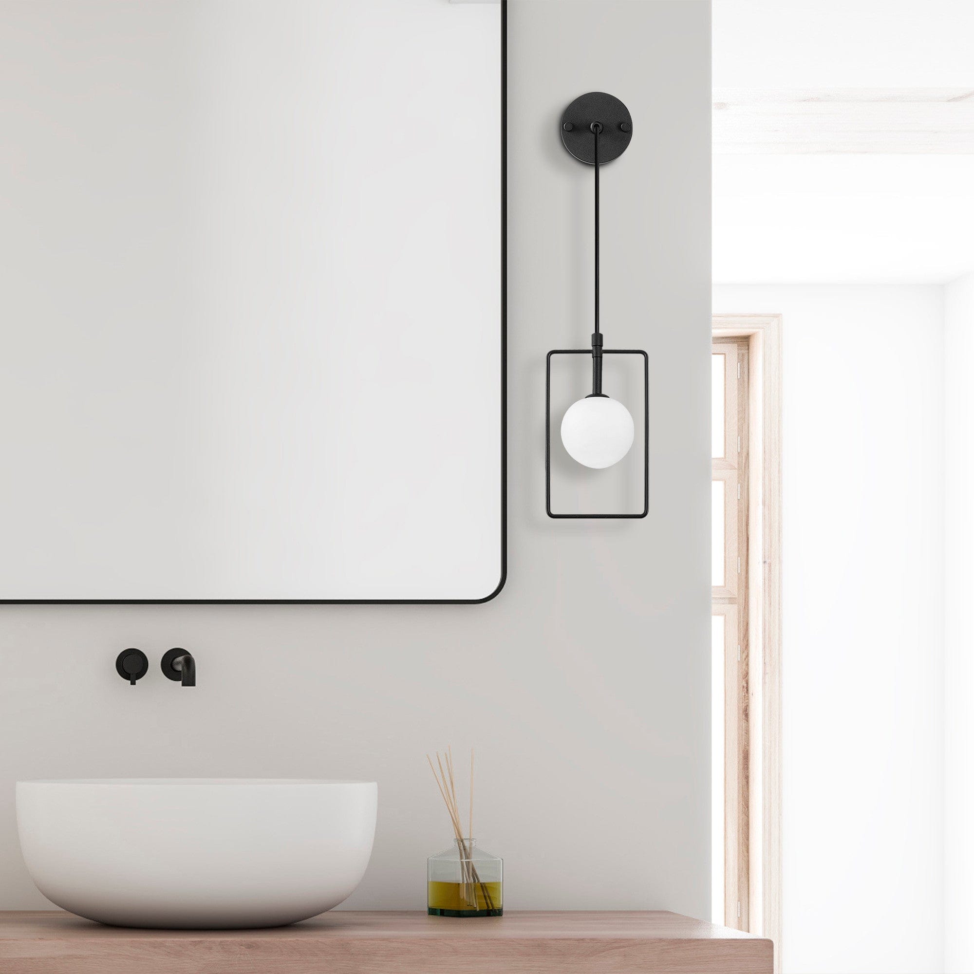 Asir Lampada da parete Geometri 11110 Bianco