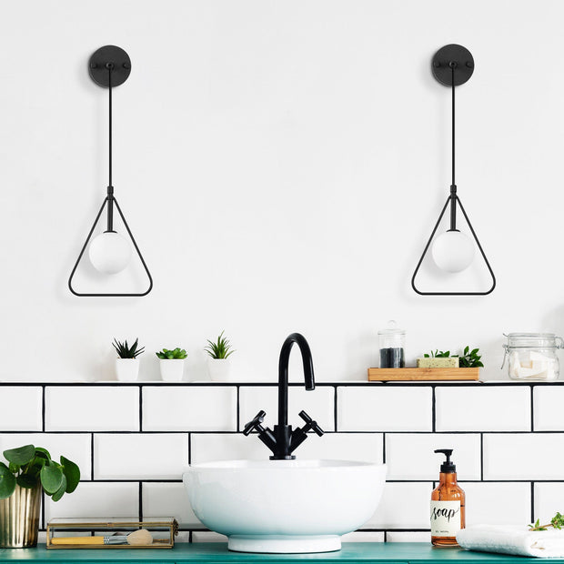 Asir Lampada da parete Geometri 11130 Bianco