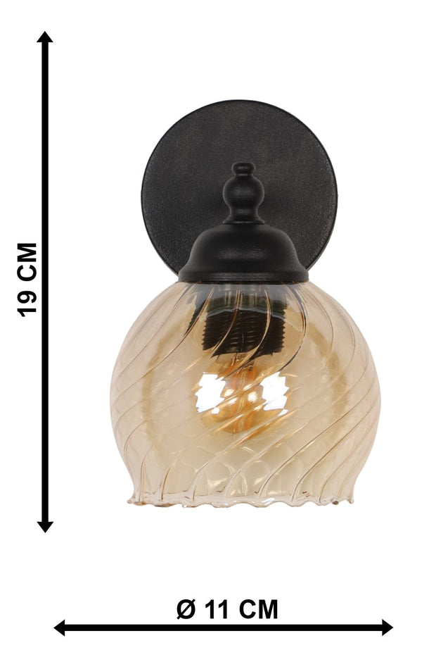 Oyo Lampada da parete Ginza Nero