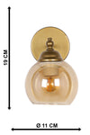 Oyo Lampada da parete Ginza Ottone