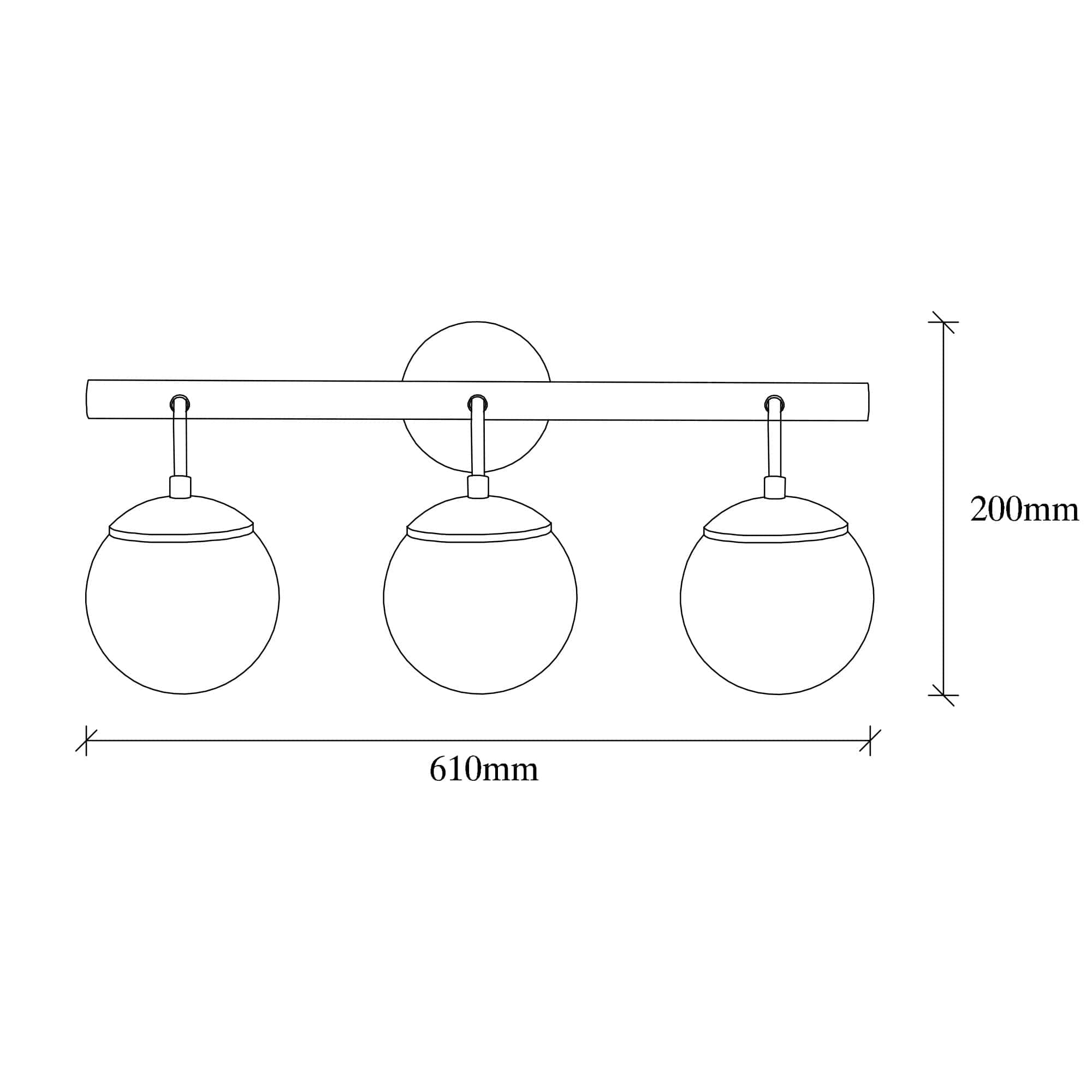 Asir Lampada da parete Gondol 3031 Bianco