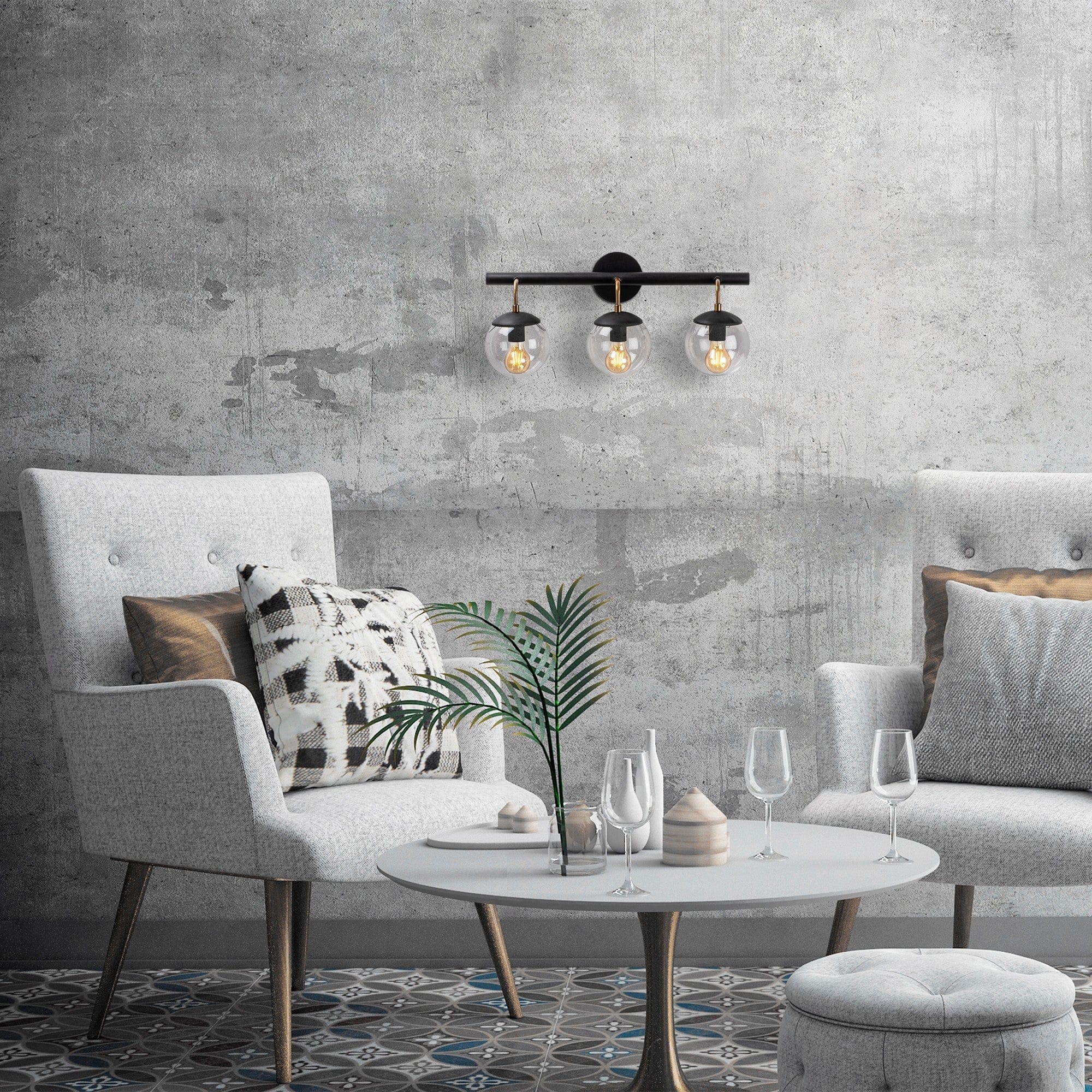 Asir Lampada da parete Gondol 3032 Nero