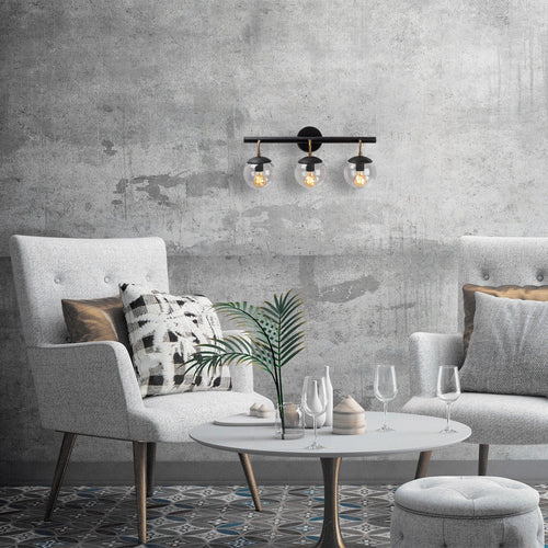 Asir Lampada da parete Gondol 3032 Nero