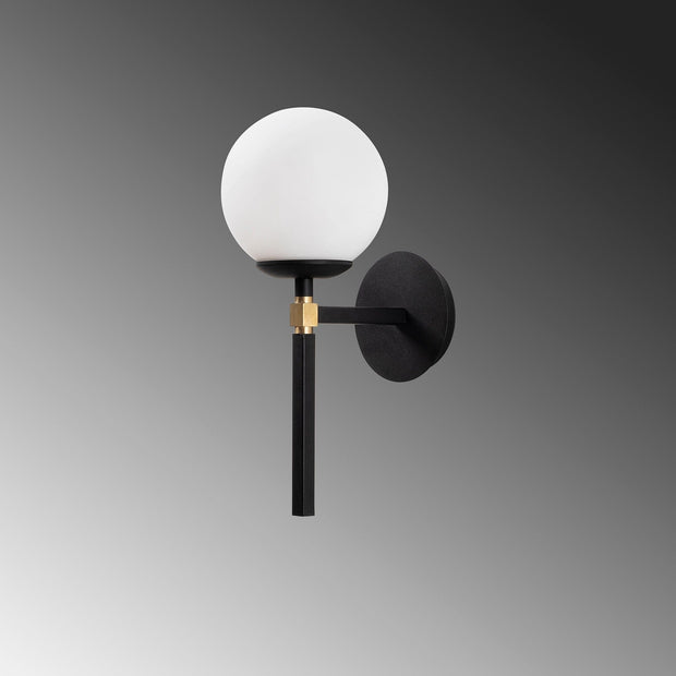 Asir Lampada da parete Gondol 3041 Bianco e Nero