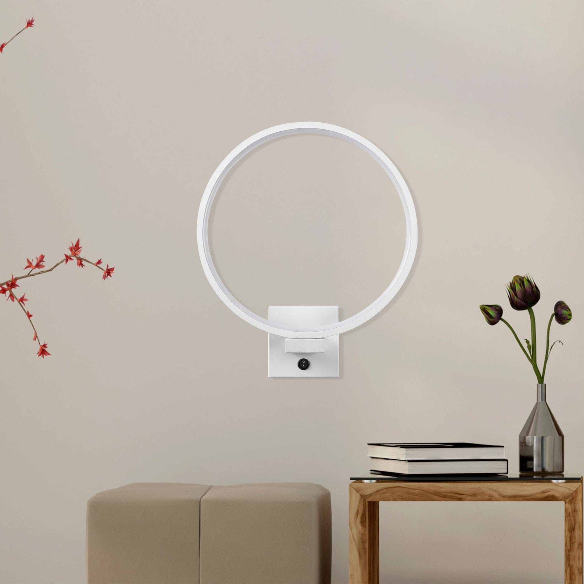 Asir Lampada da parete Halka 13310 Bianco